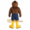 Brown Yellow Eagle Mascot Costume Brown Yellow Eagle Mascot Costume