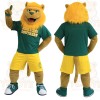 Green Yellow Lion Mascot Costume