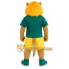 Green Yellow Lion Mascot Costume Green Yellow Lion Mascot Costume