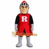 Red Gray Armored Knight Mascot Costume Red Gray Armored Knight Mascot Costume
