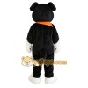 Black White Dog With Orange Bandana Mascot Costume Black White Dog With Orange Bandana Mascot Costume