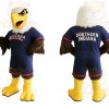 Navy White Yellow Eagle Mascot Costume