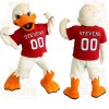 White Orange Red Duck Mascot Costume