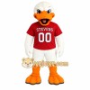 White Orange Red Duck Mascot Costume