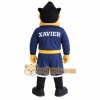 Navy Yellow Superhero Man Mascot Costume Navy Yellow Superhero Man Mascot Costume