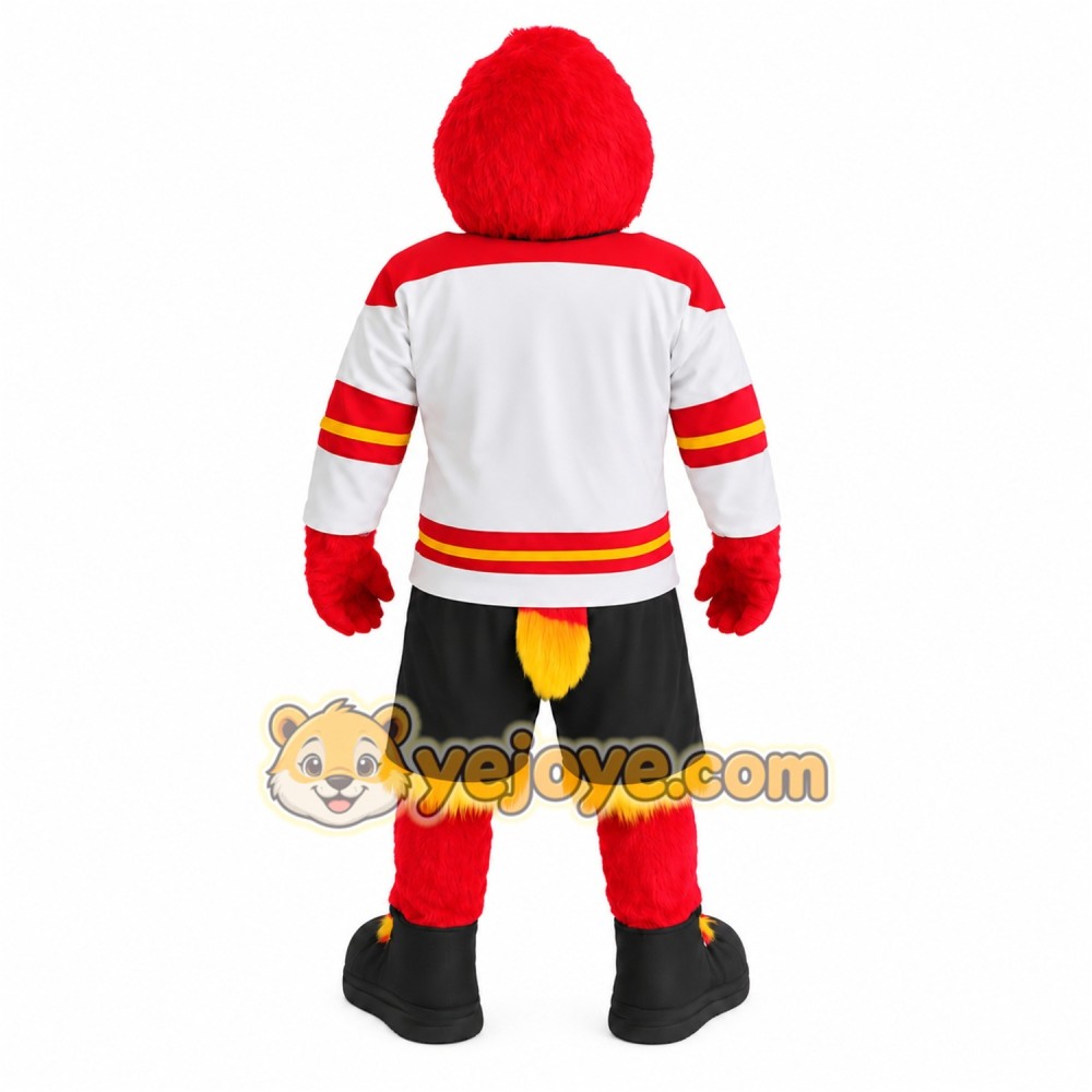 Red Yellow Cardinal Bird Mascot Costume Red Yellow Cardinal Bird Mascot Costume