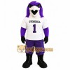 Purple White Eagle Mascot Costume Purple White Eagle Mascot Costume