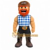 Orange Brown Bearded Lumberjack Mascot Costume