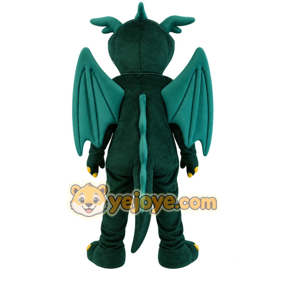 Green Dragon Mascot Costume Green Dragon Mascot Costume