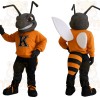 Black Orange White Bee Mascot Costume