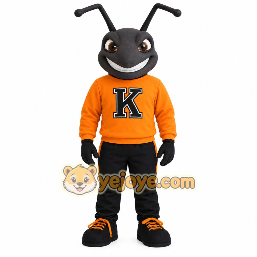 Black Orange White Bee Mascot Costume Black Orange White Bee Mascot Costume