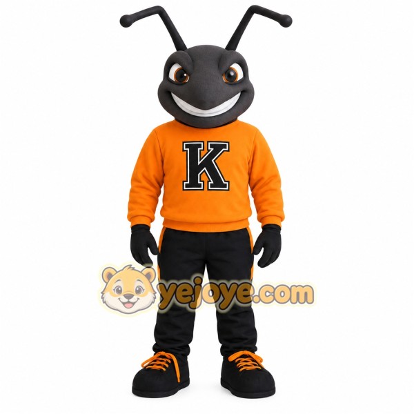 Black Orange White Bee Mascot Costume