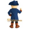 Navy Blue Brown Patriot Mascot Costume Navy Blue Brown Patriot Mascot Costume
