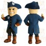 Navy Blue Brown Patriot Mascot Costume