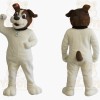 Brown And White Puppy Dog Mascot Costume