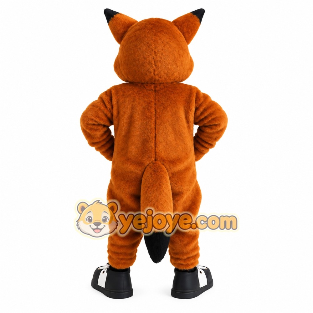 Orange Black White Fox Mascot Costume Orange Black White Fox Mascot Costume