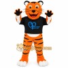 Orange Black Tiger Mascot Costume Orange Black Tiger Mascot Costume