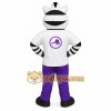 White Black Purple Zebra Mascot Costume White Black Purple Zebra Mascot Costume