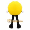 Yellow Black Smiley Face Mascot Costume Yellow Black Smiley Face Mascot Costume