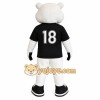 White Black Polar Bear Mascot Costume White Black Polar Bear Mascot Costume