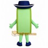 Green Navy Dollar Bill Cowboy Mascot Costume