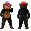 Black Brown Red Monkey Mascot Costume