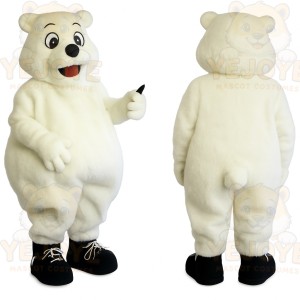 White Polar Bear Mascot Costume