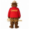 Brown Red Mountie Beaver Mascot Costume Brown Red Mountie Beaver Mascot Costume
