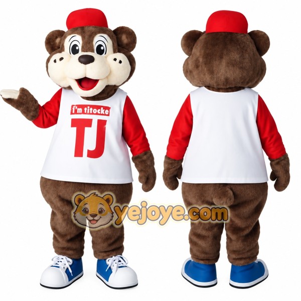 Brown Red Monkey Mascot Costume