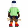 Green White Brown Baseball Eagle Mascot Costume Green White Brown Baseball Eagle Mascot Costume