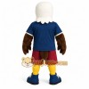 White Brown Yellow Eagle Mascot Costume