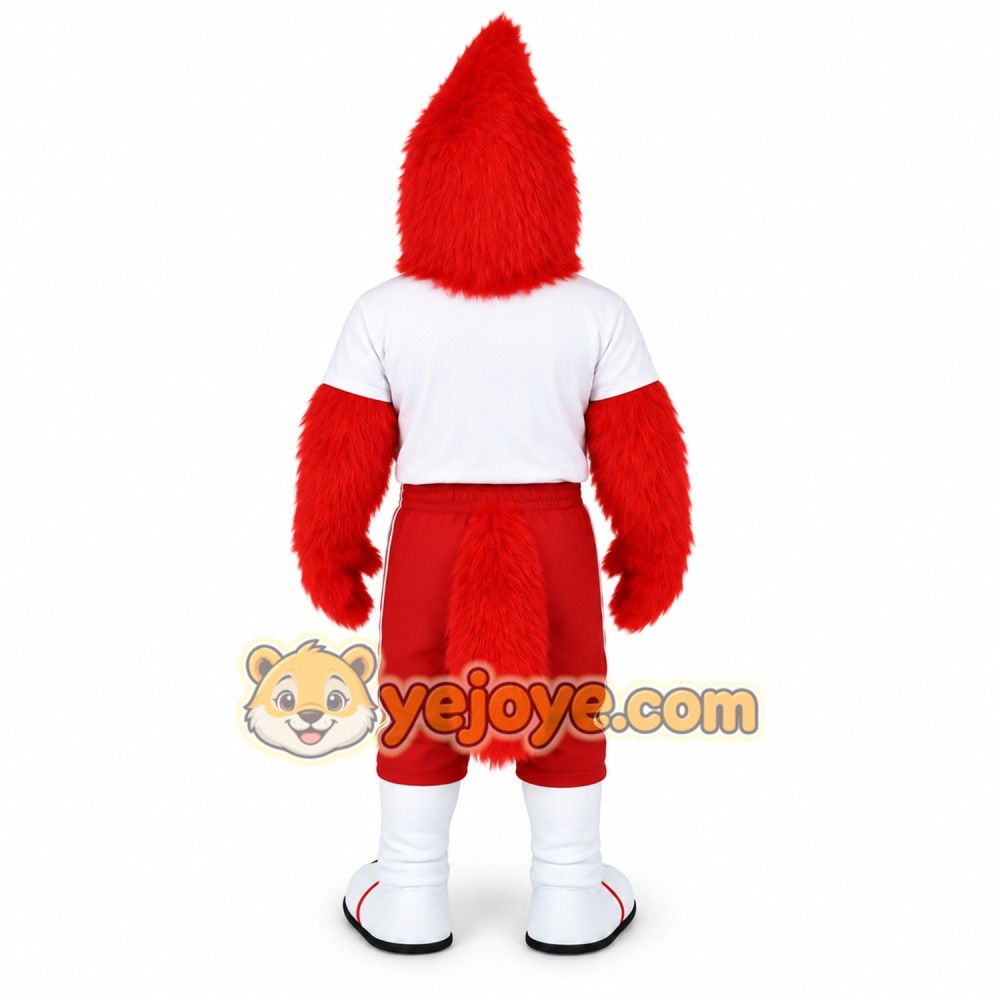 Red White Cardinal Sports Bird Mascot Costume Red White Cardinal Sports Bird Mascot Costume