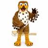 Brown White Yellow Eagle Mascot Costume Brown White Yellow Eagle Mascot Costume
