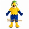 Green Yellow Blue Parrot Mascot Costume