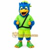 Blue Green Bird Mascot Costume