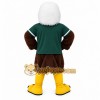 Green White Brown Eagle Mascot Costume Green White Brown Eagle Mascot Costume
