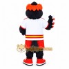 Navy Orange White Bird Mascot Costume Navy Orange White Bird Mascot Costume