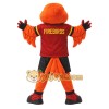 Orange Red Firebird Mascot Costume Orange Red Firebird Mascot Costume