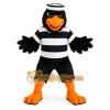 Black White Orange Sailor Crow Mascot Costume Black White Orange Sailor Crow Mascot Costume