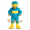 Teal Yellow Orange Dragon Mascot Costume Teal Yellow Orange Dragon Mascot Costume