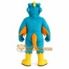 Teal Yellow Orange Dragon Mascot Costume Teal Yellow Orange Dragon Mascot Costume