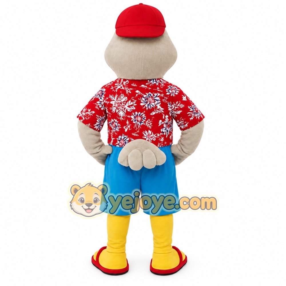 Red Blue Yellow Hawaiian Bird Mascot Costume Red Blue Yellow Hawaiian Bird Mascot Costume
