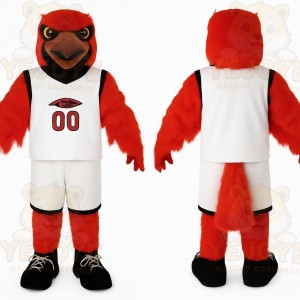 Red White Cardinal Mascot Costume