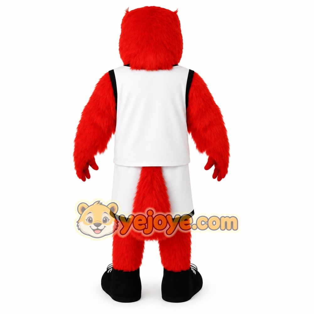 Red White Cardinal Mascot Costume Red White Cardinal Mascot Costume