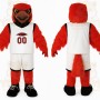 Red White Cardinal Mascot Costume