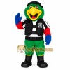 Green Yellow Pirate Parrot Mascot Costume Green Yellow Pirate Parrot Mascot Costume