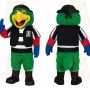 Green Yellow Pirate Parrot Mascot Costume