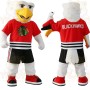 Red White Yellow Eagle Mascot Costume