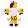 Yellow Brown White Eagle Mascot Costume Yellow Brown White Eagle Mascot Costume