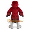 Burgundy White Eagle Mascot Costume Burgundy White Eagle Mascot Costume